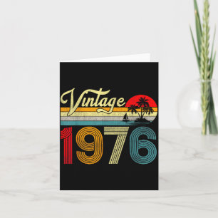 50 Jaar Oud Vintage 1976 50ste Verjaardag Mannen V Kaart