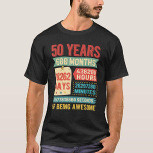 50 jaar oude 50e verjaardag Dda T-shirt