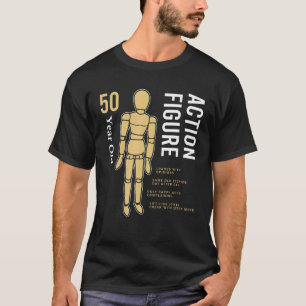 50 jaar oude  actie Afbeelding 50e verjaardag T-shirt