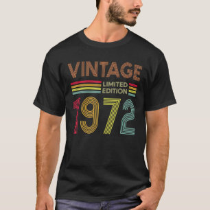 50 jaar oude cadeautjes 1972 Limited Edition 50T T-shirt