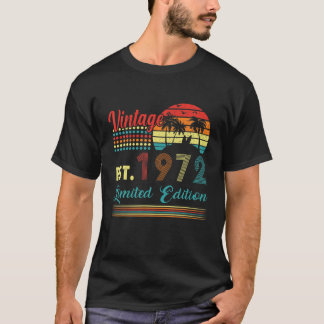 50 jaar oude cadeautjes  1972 Limited Edition 50T T-shirt