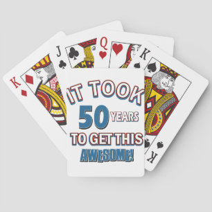 50 jaar oude design pokerkaarten