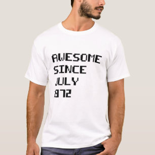 50 jaar oude geschenken Geweldige sinds juli 1972 T-shirt