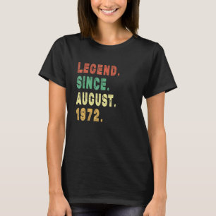50 jaar oude legering sinds augustus 1972 50e verj t-shirt