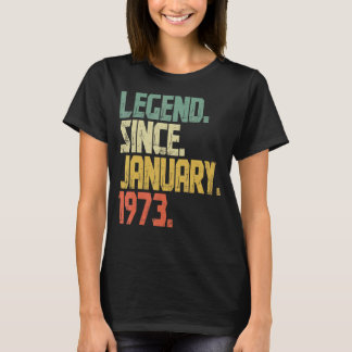 50 jaar oude  legering sinds januari 1973 1 t-shirt
