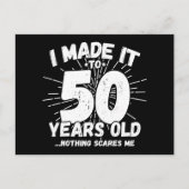 50 Jaar Oude Sarcastische Meme Grappige 50e Verjaa Briefkaart (Voorkant)