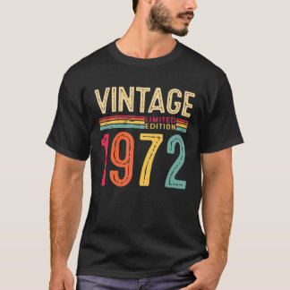 50 jaar oude T-shirt  1972 Limited Edition 50th