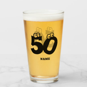 50 Jaar Oude Verjaardag Gepersonaliseerde Oogbol S Glas