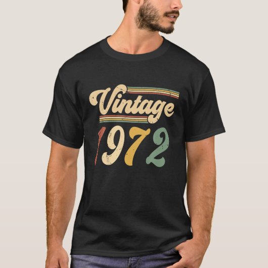 50 jaar oude versie 1972 Limited Edition 50th Bir T-shirt (Voorkant)