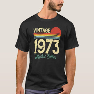 50 jaar oude Vintage 1973 50e verjaardag 26 T-shirt