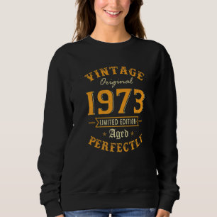 50 jaar Oude Vintage 1973 Mannen Vrouwen 50e verja Trui