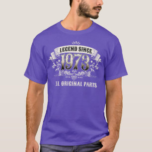 50 jaar oudSinds 1973 50ste verjaardag T-shirt