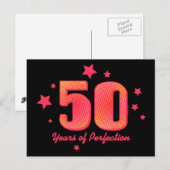 50 jaar perfectie briefkaart (Voorkant / Achterkant)