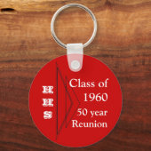 50 jaar Réunion Sleutelhanger (Voorkant)