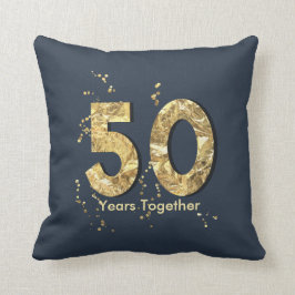 50 jaar samen Golden Jubileum Pillow Kussen
