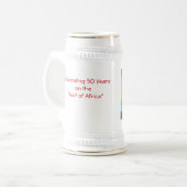 50 jaar vieren bierpul (Voorkant links)