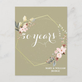 50 jaar voor altijd: een Jubileum om te onthouden Briefkaart