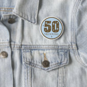 50 jaar Young 50th Birthday Gift Ronde Button 5,7 Cm (In situ)