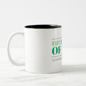 50 Jade-schaduwen Tweekleurige Koffiemok (Links)