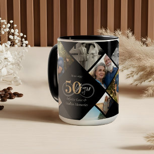 50-jarig jubileum Oneindige Liefde Fotocollage Cad Mok