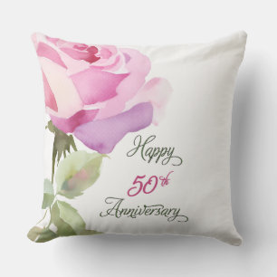 50-jarig jubileum Zuster Katholiek Jubileum Roze Kussen