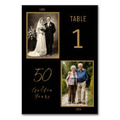 50-jarig jubileumnummer tafelnummer – toen en nu-f (Voorkant)