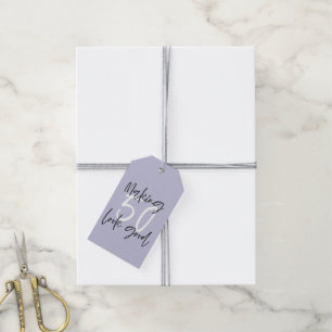 50-jarig maken bedankt voor je verjaardag cadeaulabel