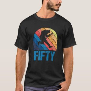 50-jarige 50e verjaardag Man gitaargitaar T-shirt