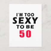 50 jarige design briefkaart (Voorkant)