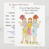 50-jarige hereniging kaart (Voorkant / Achterkant)