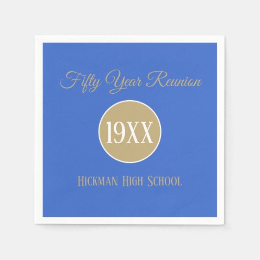 50-jarige servetten (Voorkant)
