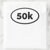 50 kB Ovale Sticker (Tas)