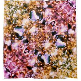 50 lagen tropische "Bling" gekleurde diamanten Douchegordijn