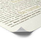 50 Lessen voor mijn dochter Poster (Hoek)