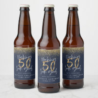 50 lijken een mooi blauw gouden verjaardagsfeest