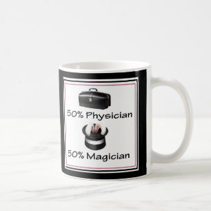 50% Médecin 50% magicien médecin mug