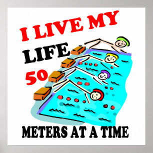 50 meter per keer poster