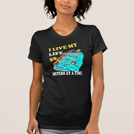 50 meter per keer t-shirt (Voorkant)