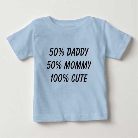 50% papa 50% mama 100% schattig (Voorkant)