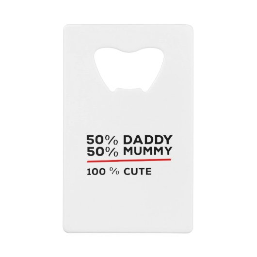 50% papa 50% maman 100% mignonne (Devant)