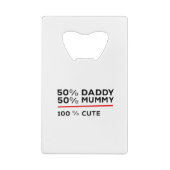 50% papa 50% maman 100% mignonne (Dos)