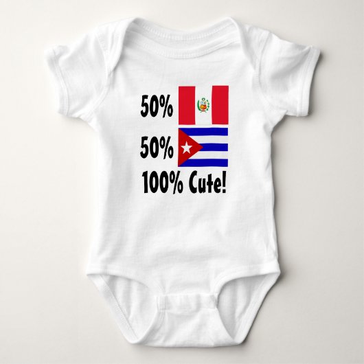 50% Peruaanse 50% Cubaan 100% Cute Romper (Voorkant)