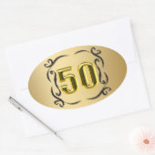 50 Phoques Et Stickers En Or (Enveloppe)