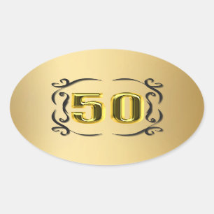 50 Phoques Et Stickers En Or