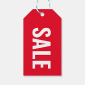 50 procent korting op rode verkoop productprijs La Cadeaulabel (Achterkant)