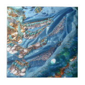 50 Schaduwen van Turquoise Tegeltje (Voorkant)