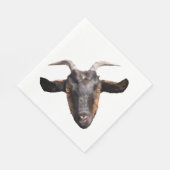 50 serviettes en papier - Chèvre noire et Brown (Coin)