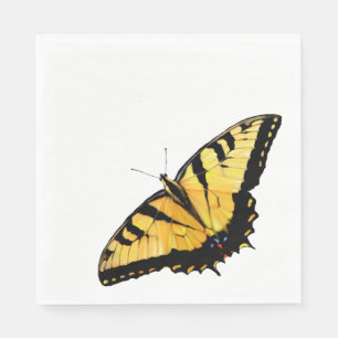 50 serviettes en papier Tigre Swallowtail