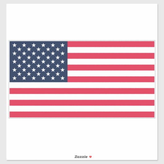 50-sterren Amerikaanse vlag: oude glorie sterren e Sticker (Vel)