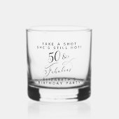 50 Uitstekend 50ste Verjaardagsfeest Whisky Glas (Voorkant)